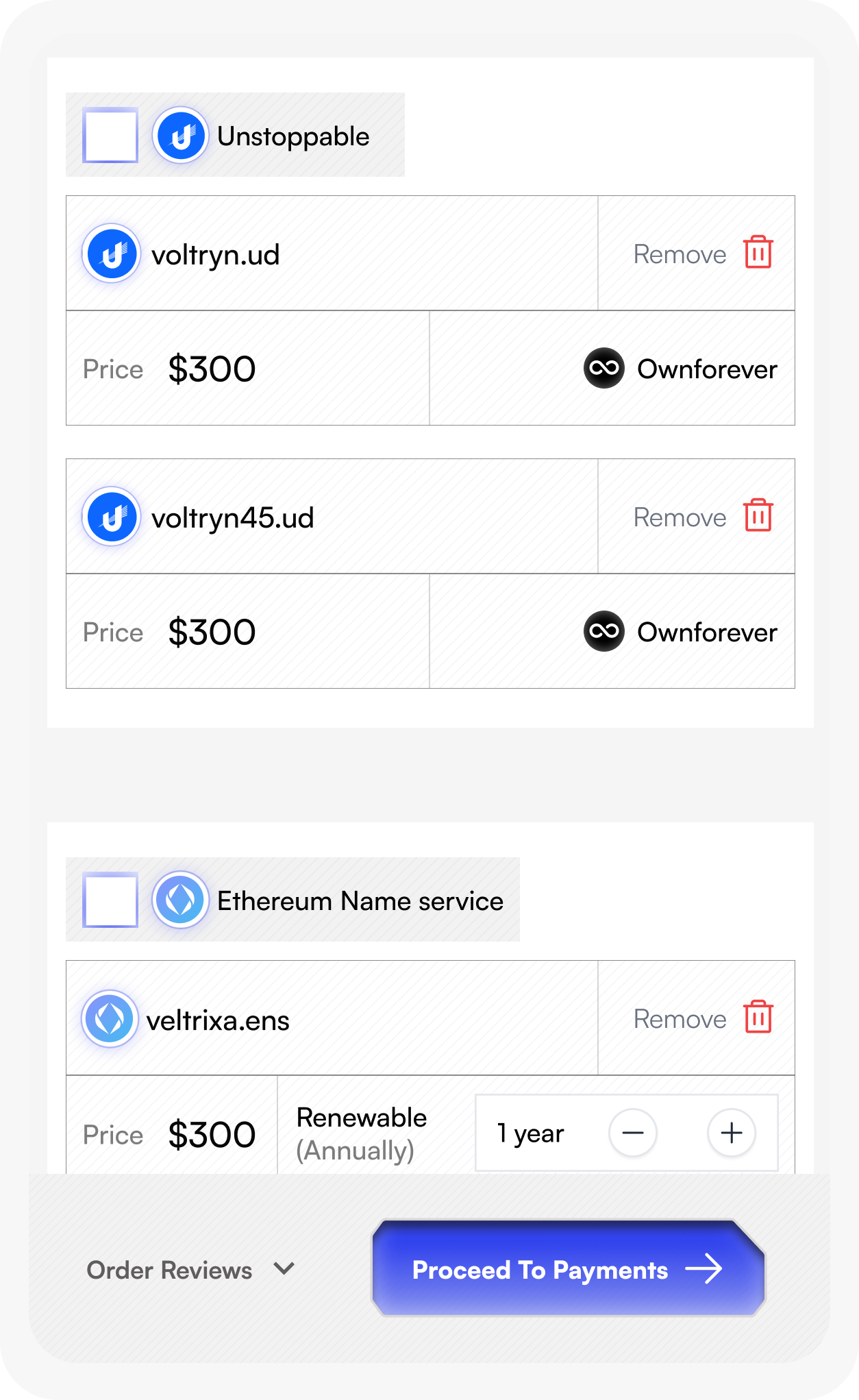 Pay Once. Own Forever. screen preview